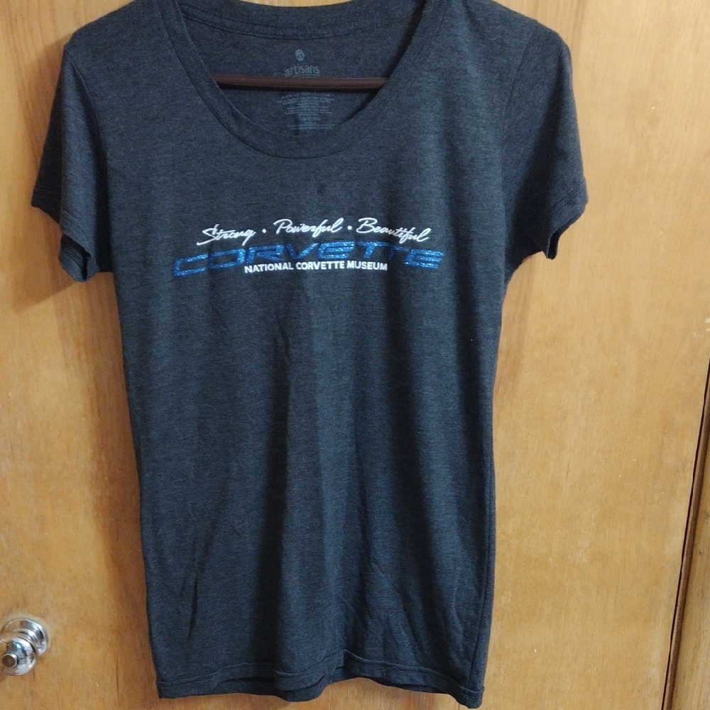 National Corvette Museum T-Shirt Grey Size M